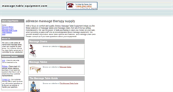 Desktop Screenshot of massage-table-equipment.com